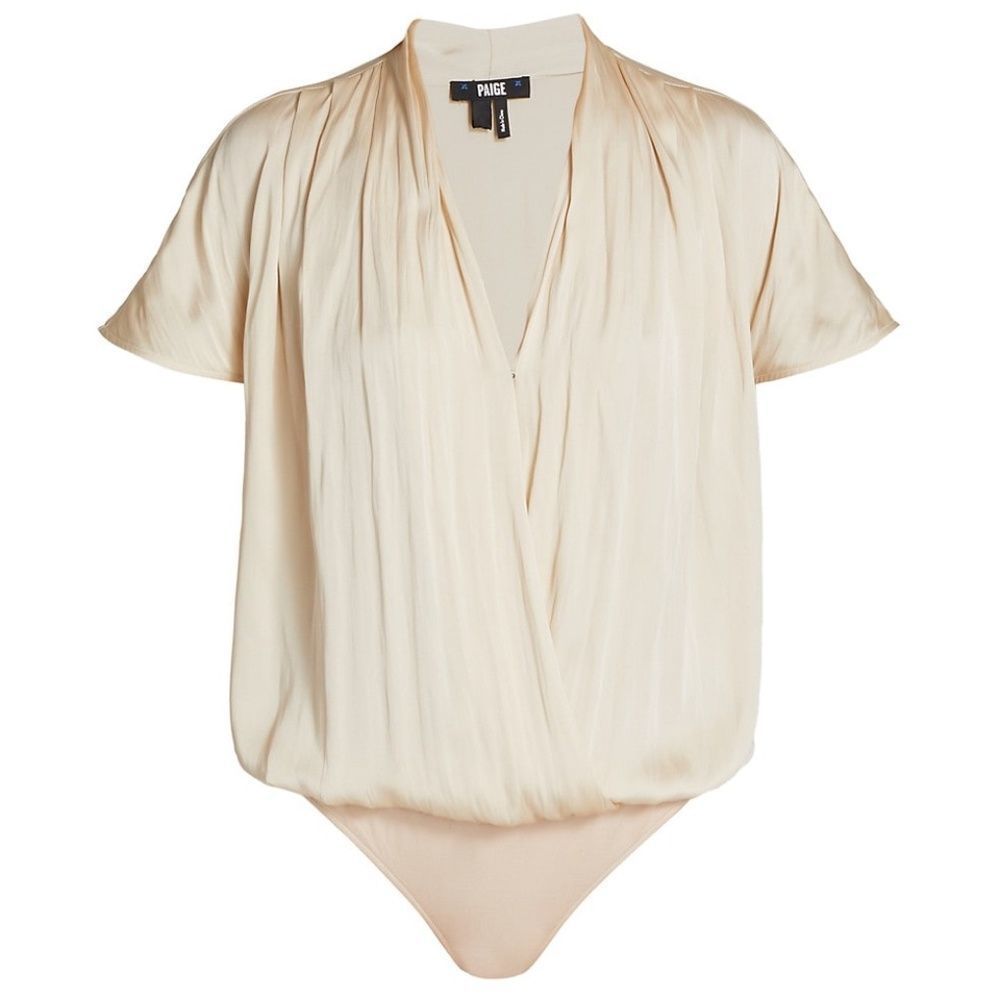 PAIGE Cream Bodysuit